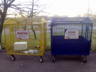 Вторинній сировині – спеціальні контейнери